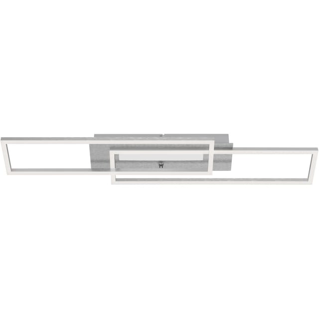 Brilo LED-Deckenleuchte Frame Mid Aluminium