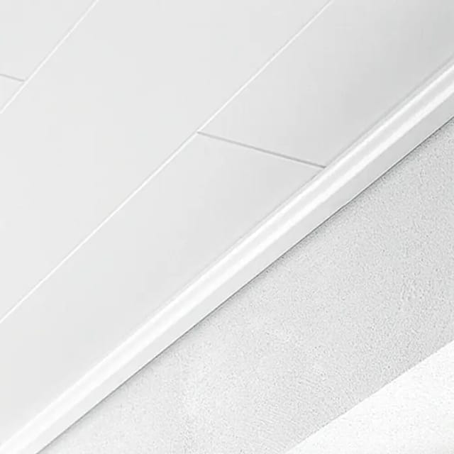 Deckenabschlussleiste Weiß 16 mm x 36 mm Länge 2600 mm
