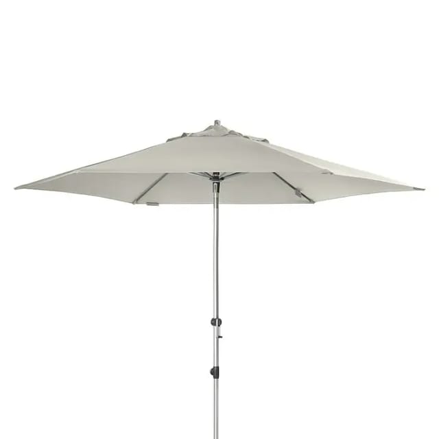 Doppler Marktschirm Expert Ø 306 cm Hellgrau mit Knickfunktion