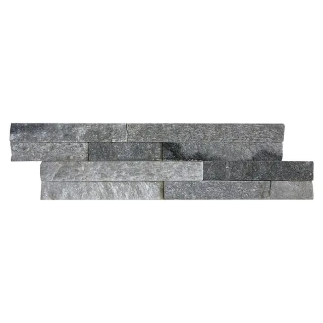 Verblender Alpina Weiß-Grau 10 cm x 40 cm