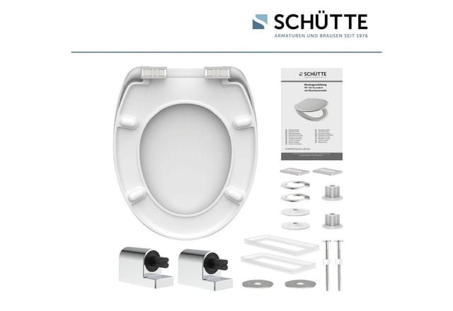 Schütte WC-Sitz Industrial Grey Duroplast mit Absenkautomatik