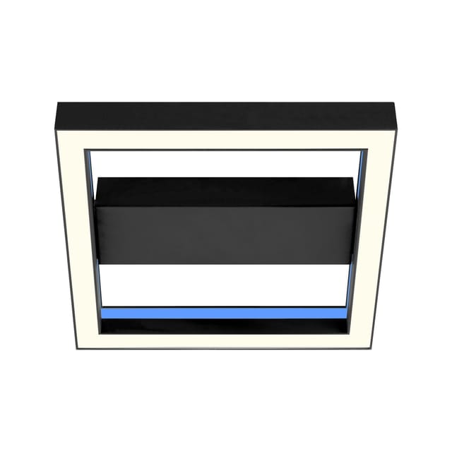 Brilliant LED- Deckenleuchte Icarus RGB 2700 - 6200 K 30 cm x 30 cm Schwarz