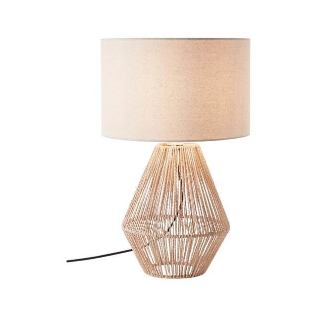 Brilliant Tischleuchte Laraine 53 cm hoch Beige-Weiß