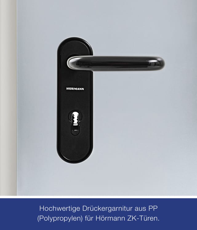Hörmann ZK Türelement inkl. Drückergarnitur Verzinkt 87,5 x 200 cm DIN L