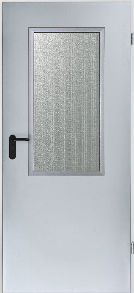 Hörmann ZK Türelement inkl. Drückergarnitur Verzinkt 100 x 200 cm DIN R