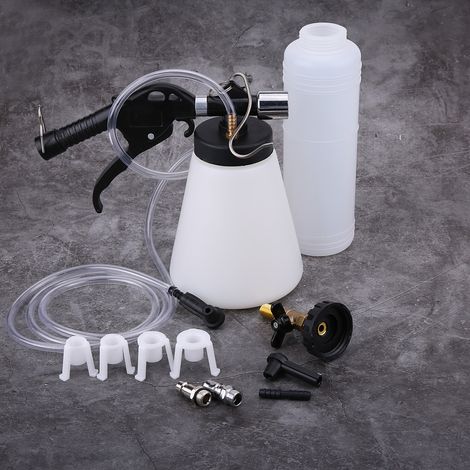 Bremsenentlüftungsset Für Pkw Mit Pneumatischem Entlüfter Und Vakuumpumpe Für Die Werkstatt (90-120 Psi).