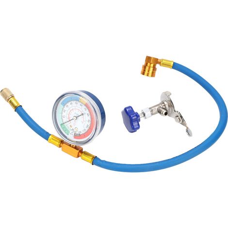 R134a/r12-nachfüllschlauch Mit Manometer Und Anschlussstück