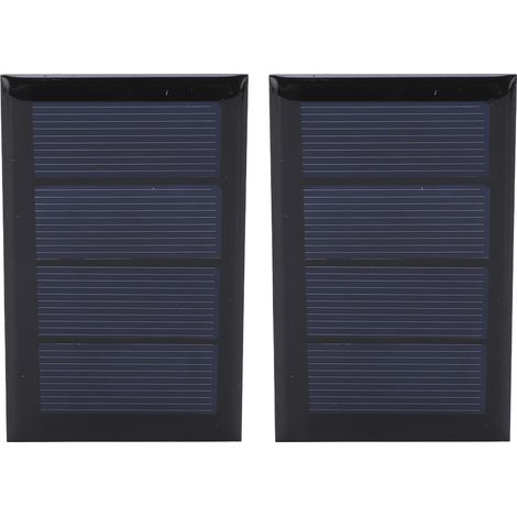 Set Mit 2 Mini-2v-210ma-polysilizium-solarzellen (80x50mm) Für Diy-projekte