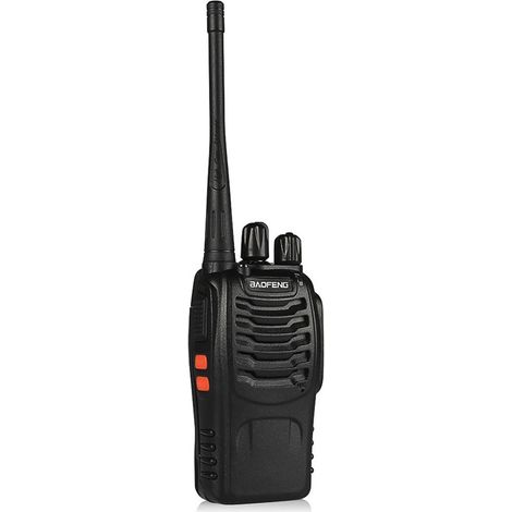 Baofeng Bf888s Walkie-talkies (2er-pack) – 16 Kanäle, Mit Ladestation Und Kopfhörern – Schwarz