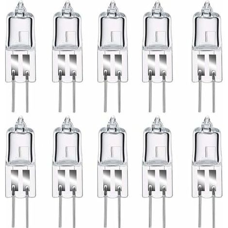 Sonderangebot: 8er-pack G4-halogenlampen, Warmweiß, 12 V, 20 W, 2800 K, 240 Lm, Dimmbar, Klare Kapsellampe Für Puck-leuchten, Flimmerfreier Kronleuchter