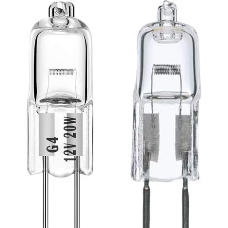 G4-halogenlampe, 12 V, 10 W, Warmweiß (3000 K), 150 Lm, Dimmbar, Klare Kapsel, 10er-packung