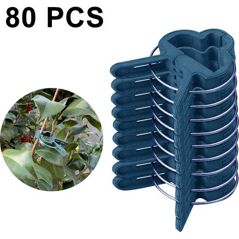 Gartenclips Zum Veredeln Von Setzlingen, Blumen Und Zur Gartendekoration. Verschiedene Größen Erhältlich. Frühlingspflanzenclips, Stängelstützen, 80 Stück.