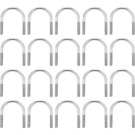 Satz Mit 20 U-bügeln, Hardwareteile Aus Edelstahl 304, M6x33