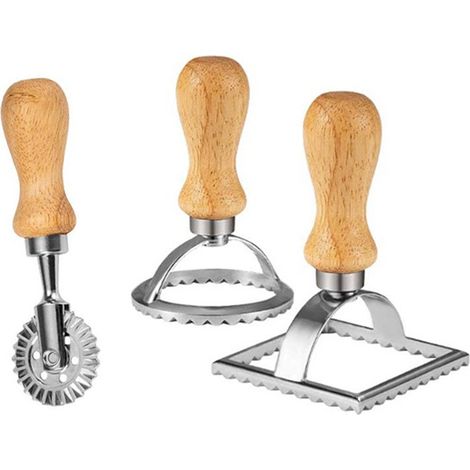 Ravioli-ausstecher, Pasta-ausstecher Mit Holzgriff