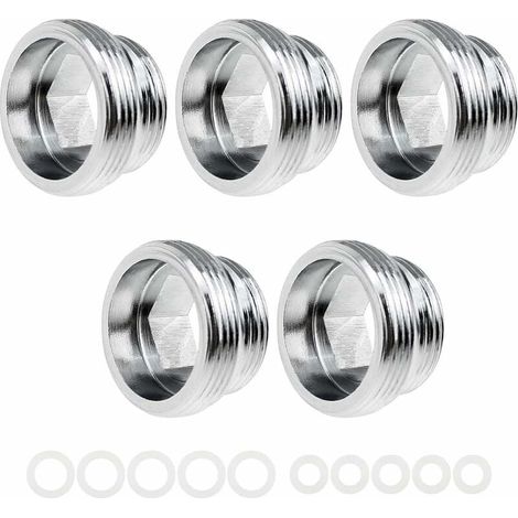 Küchenarmatur-adapterteile Aus Metall, 18 Mm Außengewinde Auf 22 Mm Außengewinde, Strahlregleranschluss, Messing-außengewindedichtungen Für Wasserfilter-innengewinde