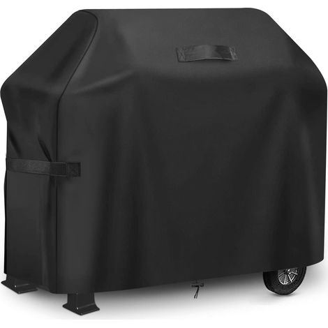 Wasserdichte Grillabdeckung Aus 420d Oxford-gewebe – Außenseite Schwarz, Innenseite Silber – 183 X 66 X 130 Cm