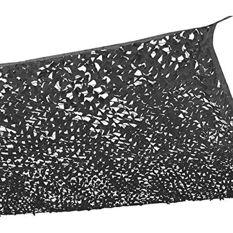 Rechteckiges Sonnensegel, Tarnmuster, 4 X 6 M, Grau