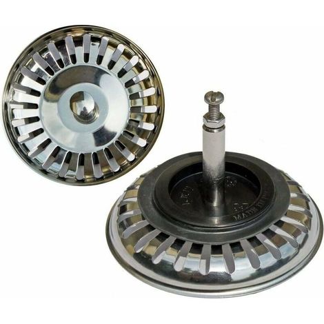 Universeller 7,6 Cm (ø80 Mm) Korb Für Seitlich Versetzte Spülbecken Aus Edelstahl