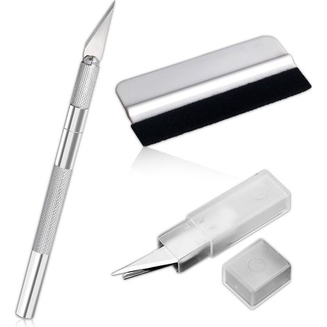 Set Mit 7 Applikationssets, Mini-rakel Aus Flexiblem Kunststoff Mit Präzisionsklinge Und Spezialrakel Für Stretchfolie, Stretchfolien-applikationswerkzeug, Rakel, Fensterfolie