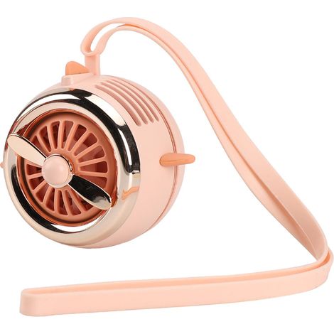Tragbarer, Umweltfreundlicher Ventilator, Ultraleise, 3 Geschwindigkeitsstufen, Usb-ventilator Zum Umhängen, Hält Die Hände Frei, Ideal Für Grillabende, Konzerte Und Outdoor-aktivitäten.