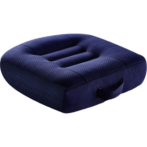 1 Starres Autositzkissen - Marineblau (große Größe)