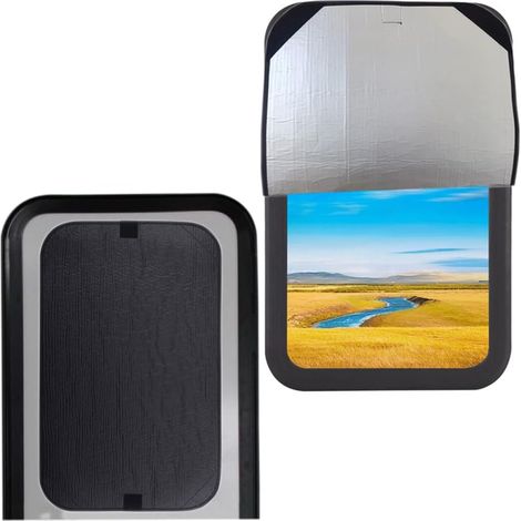 Verdunkelungsrollo Für Wohnmobiltüren, Uv-beständiges Gewebe Zum Schutz Der Privatsphäre Am Eingang (16 X 25 Zoll)