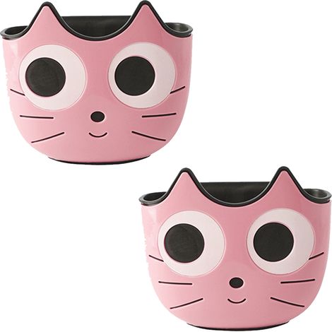 Schwammkorb Mit Schlaufe, Hängeabtropfgestell Für Spültischarmatur, Seifen-/bürstenhalter, Rosa