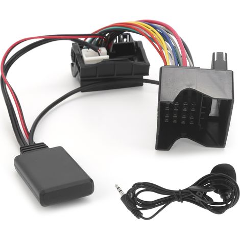 Bluetooth 5.0 Aux-in Auto-audio-adapter, Kompatibel Mit Citroën C2/c3/c4/c5/c6, Mit Mikrofon.