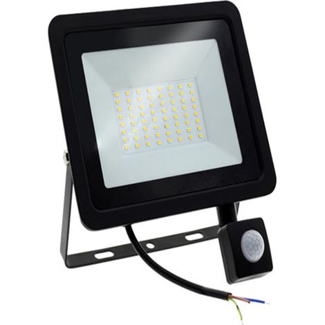 1 Led-strahler – 3000 K (warmweiß) 30 W – Schwarzes Gehäuse