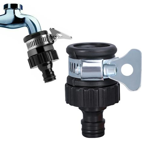 Gewindeloser Wasserhahnadapter, Universeller Wasserhahnanschluss, Verstellbarer Schnellanschluss (durchmesser 13–24 Mm), Anschlussadapter Für Küchen- Oder Außenwasserhähne