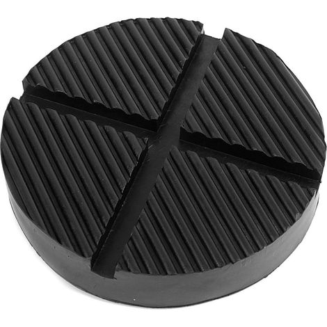 Gummiauflage Für Wagenheber, Hebebühne, Rangierwagenheber, Reifenwechselauflage (1 Stück - Schwarz)
