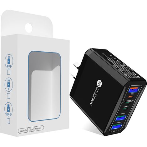 25-w-pd-multi-usb- Und Multi-pd-netzteil, 55-w-schnellladegerät Für Mobiltelefone, Kompatibel Mit Useuaks Qc3.0