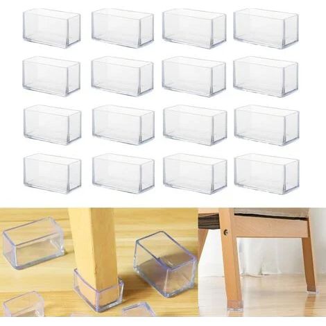16 Stuhl- Und Tischgleiter – Rechteckig 20 X 30 Mm