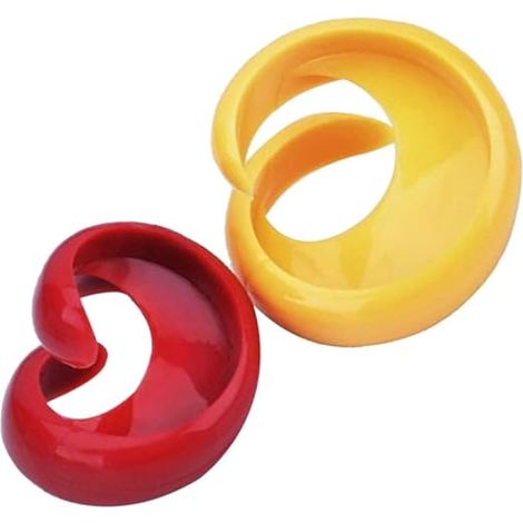 Set Mit 2 Spiralförmigen Wurstschneidern - Wurstschneider Aus Kunststoff In Zyklonform Zum Grillen, Kochen, Campen, Picknicken Und Für Grillabende.