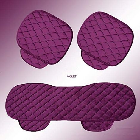 Dreiteiliges Set, Lila Diamant - Autositzkissen