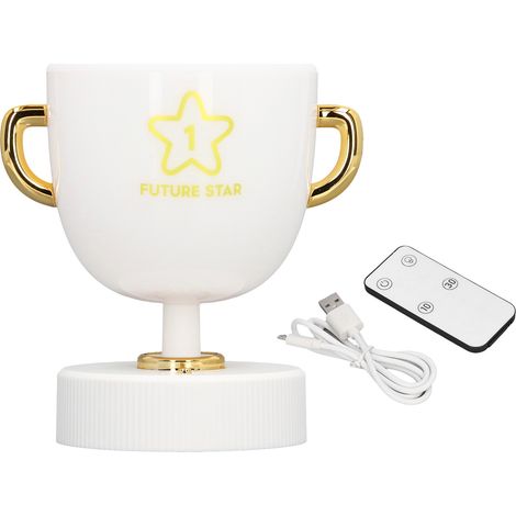 Stifthalter, Trophäen-nachttischlampe, Usb-wiederaufladbare Stimmungslampe, Ideales Abschlussgeschenk