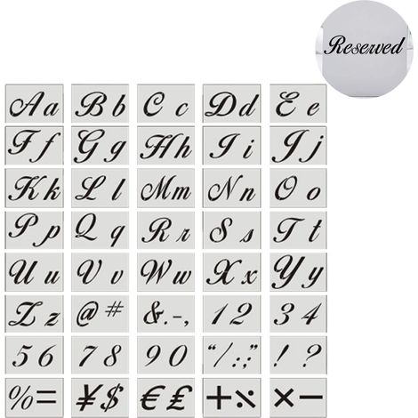 Set Mit 40 Englischen Alphabet-modellen