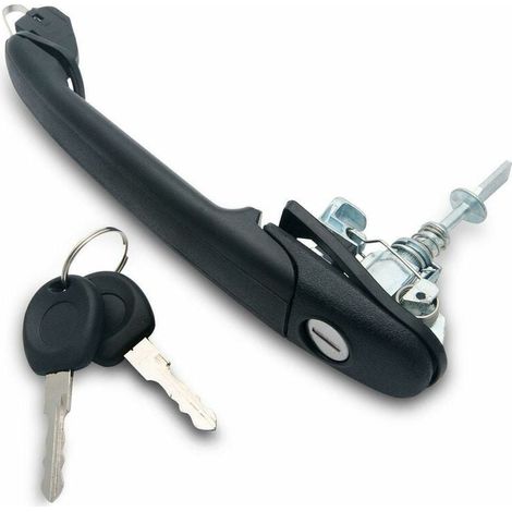 Türgriff Außen Vorne Links/rechts + Türschließzylinder (fahrer-/beifahrerseite) + 2 Schlüssel Für Ford Galaxy, Seat Alhambra, Vw Polo