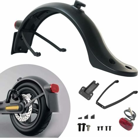 Hinterradkotflügel Für Xiaomi M365 Pro 2 Scooter, Hinterradkotflügel-set Mit Haken, Rücklicht Und Kennzeichenhalter, Langlebiges Ersatzteil Für Scooter.