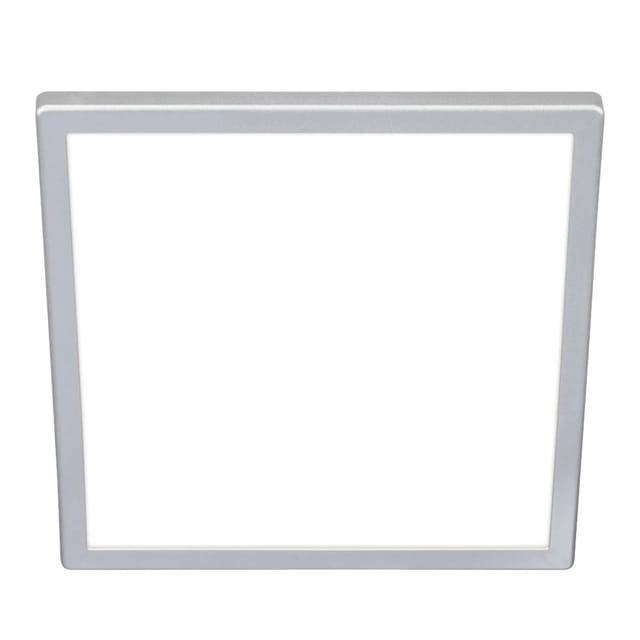 Briloner LED-Deckenleuchte Kada Ultraflach 29,5 cm x 29,5 cm x 2,8 cm Chrom Matt