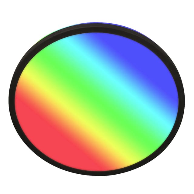 Briloner LED-Deckenleuchte Kada RGB+W Fernbedienung Ø 42,2 cm x 2,8 cm Schwarz
