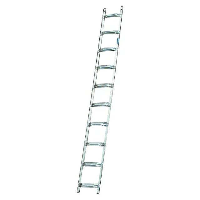 Krause Dachleiter 10 Sprossen 280 cm x 40 cm x 7 cm Alu