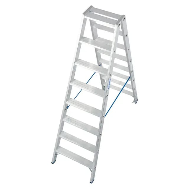 Krause Doppelleiter Stabilo 2 x 8 Stufen 190 cm x 60 cm x 160 cm