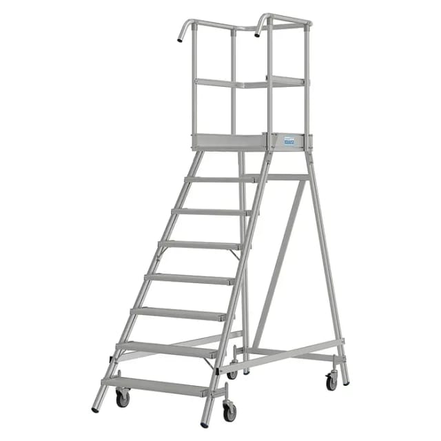 Krause Podestleiter Stabilo Fahrbar 8 Stufen