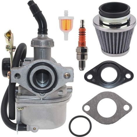 Pz19 Vergaser – 20 Mm Einlassdurchmesser – 48 Mm Befestigungsabstand – Für 4-takt Quad, Kart, Pit Bike, 50 Cm³ Bis 125 Cm³ – 1 Stück