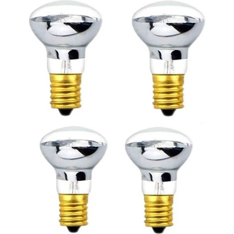 R39 E17 Glühbirne – 25 W – 150 Lm – Warmweiß (2400 K) – 360° Abstrahlwinkel – Für Innen- Und Außendekoration – 4er-pack