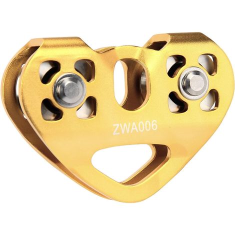 Rolle – 30 Kn – 7075 T6 Aluminium – 1 Stück – Für Kletter-, Rettungs- Und Hebearbeiten – En 12278 En 362