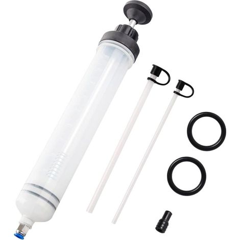 Ölspritze – 500 Ml – Manuelle Saugpumpe Für Bremsflüssigkeit, Kühlmittel, Motor- Und Getriebeöl – 1 Stück