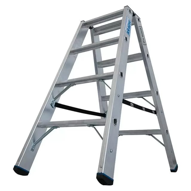 Krause Doppelleiter Stabilo 2 x 4 Stufen 225 kg