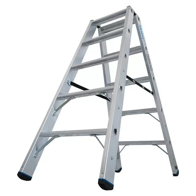 Krause Doppelleiter Stabilo 2 x 5 Stufen 225 kg